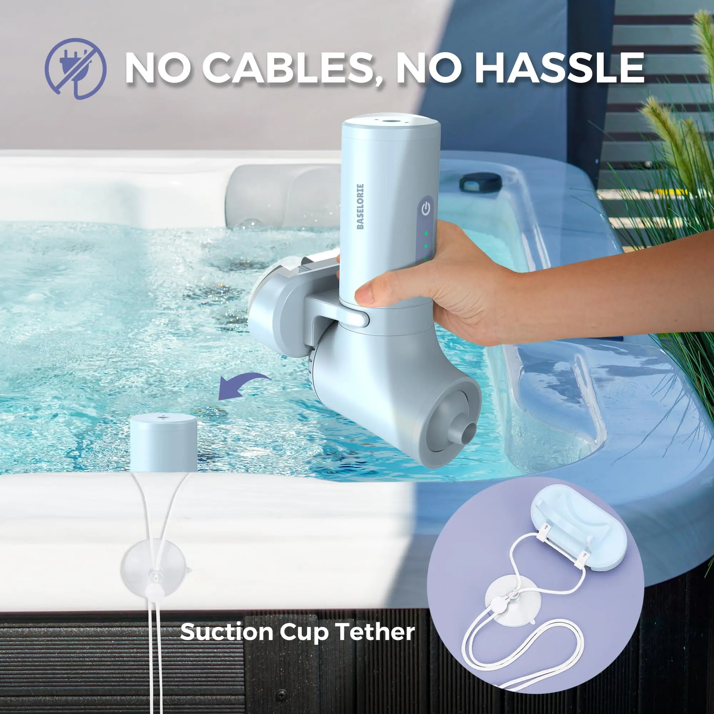 Baselorie Cordless Bath Jet Spa